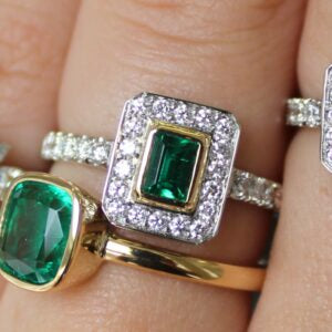 responsible jewellery choices, London DE emerald ring