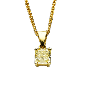 Yellow Diamond Necklace, christmas jewellery trends