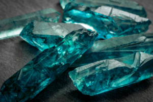 Aquamarine crystals