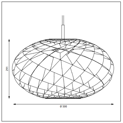 Patera Oval 500 dimensions