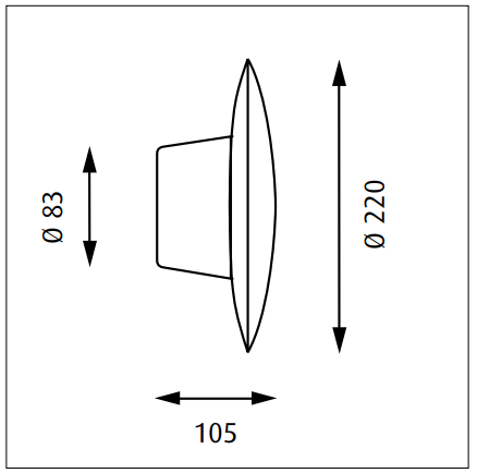 type 220 AJ Eklipta dimensions