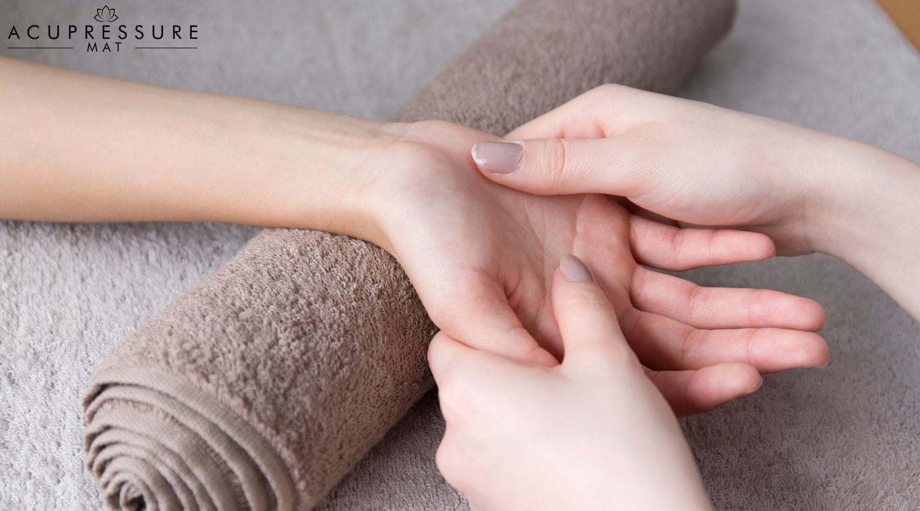 reflexology in hands