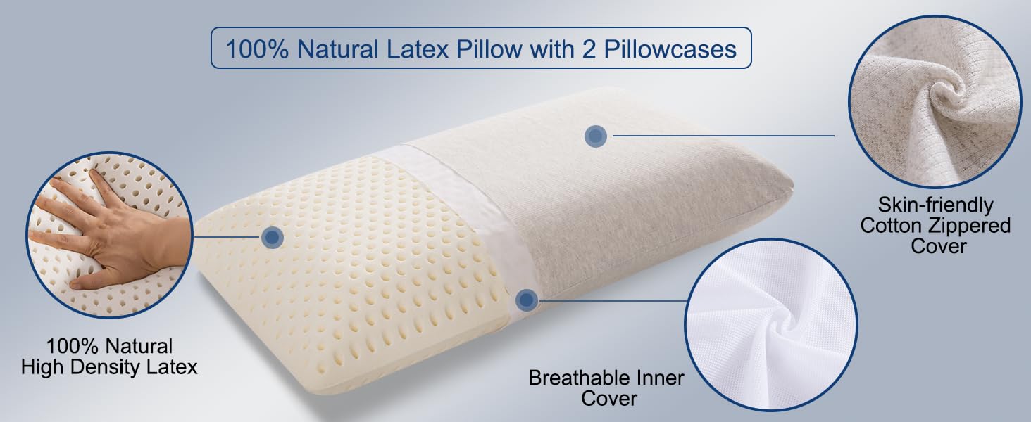 Restofti Natural Latex Pillow