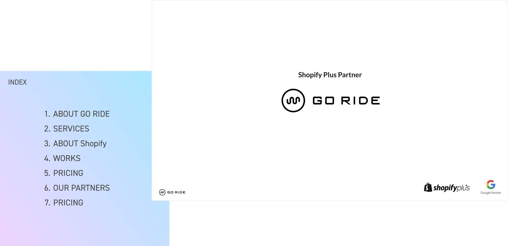 GO RIDE Company Profile