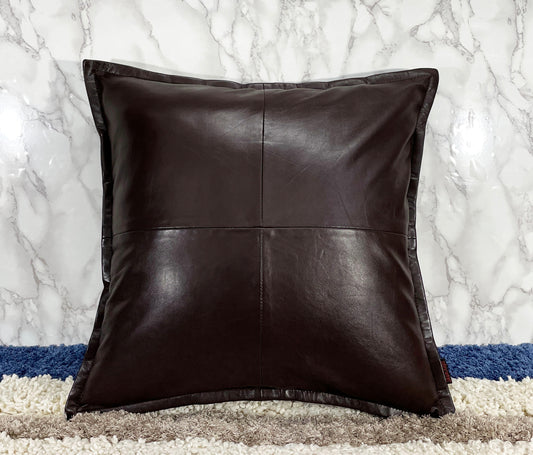 Leather Pillow Cover, 18x18 Pillow Covers, Leather Lumbar Pillow, Tan  Leather Pillow, Designer Pillows, Couch Pillow Leather, Luxury Pillows 