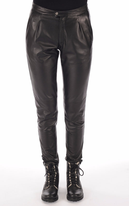 Women Genuine Leather Pant WP 43