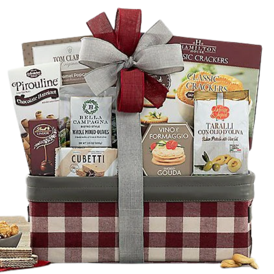 Champagne & Cheese Gift Box – Champagne gift baskets – US delivery - Good 4  You Gift Baskets USA