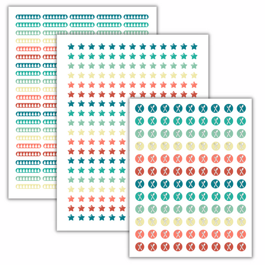 Pastel Tie Dye PLR Planner Stickers – plr-printables-store