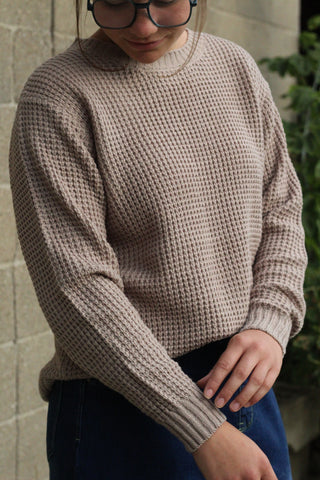 Ember Waffle Knit Sweater