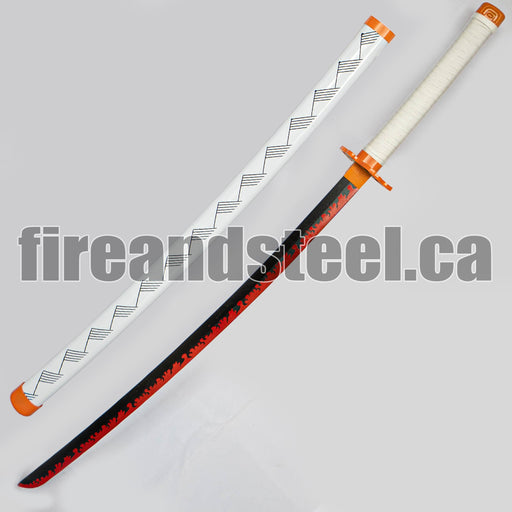 Rengoku Sword  Kyojuro Rengoku's Sword, Demon Slayer Sword, Kimetsu No  Yaiba Sword - Nichirin Sword - TrueKatana