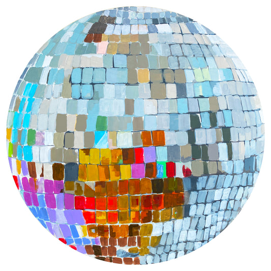 Life of the Party Print Disco Ball Painting Paper Art Print – Ashley Treece