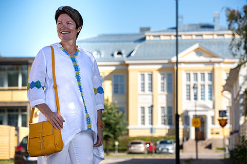 Utuan Tasku-olkalaukku on kestosuosikki, myös äitien keskuudessa.