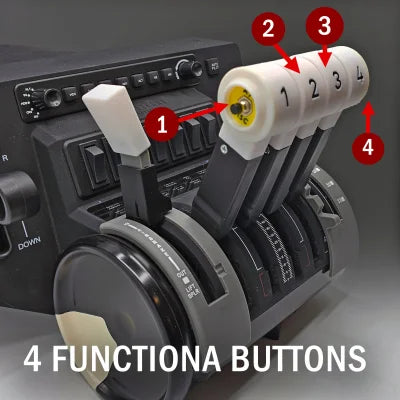 NEW! BAE-146/Avro RJ Advanced Throttle Pack for Honeycomb Bravo flight simulator with 2 AT DISC, 2 TOGA buttons
