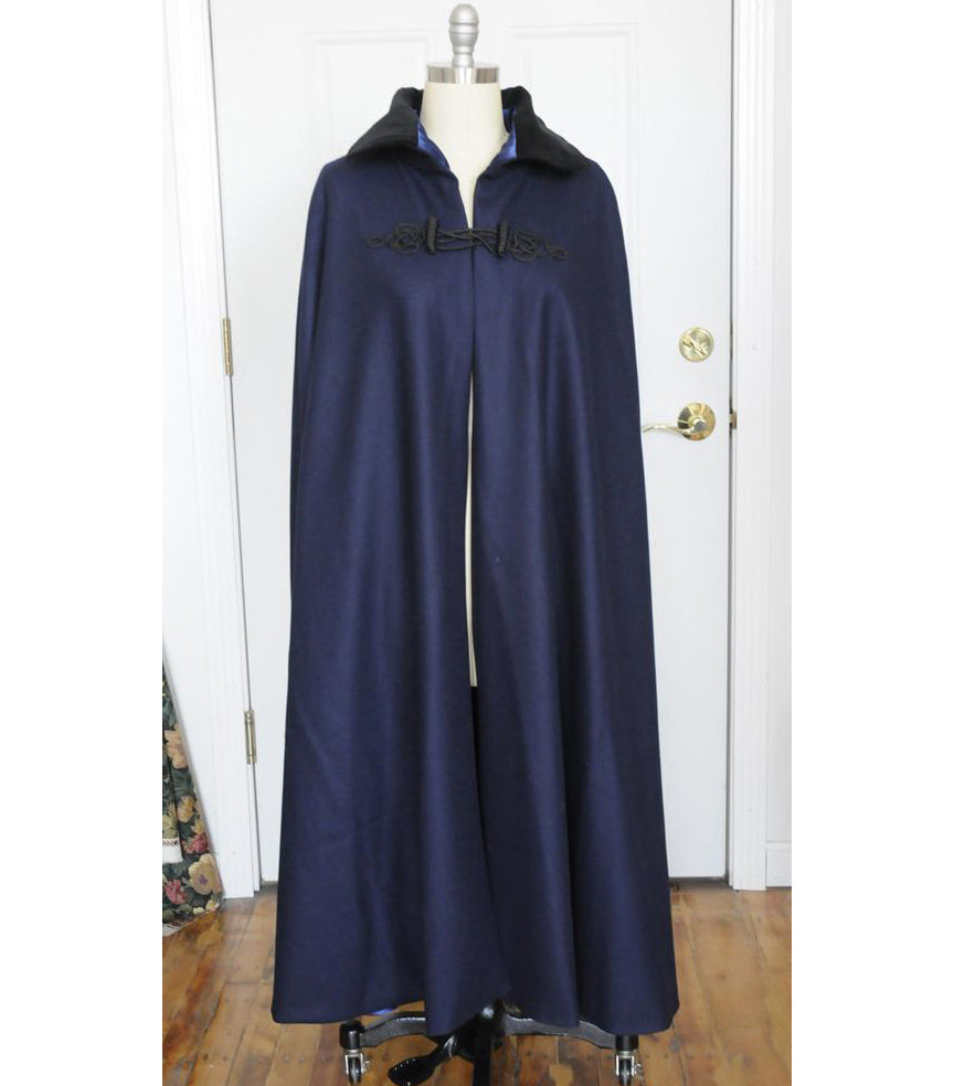 Blue Wool Navy Boat Cloak – Carpatina