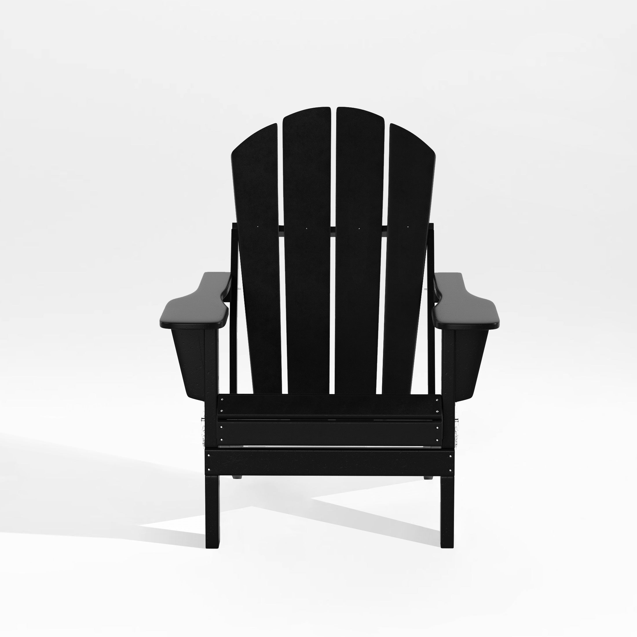 Malibu Outdoor Folding Poly Adirondack Chair - WestinTrends product image