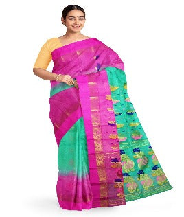 Buy Women's Tant Tant cotton silk sarees With Blouse Piece - Sutisaree