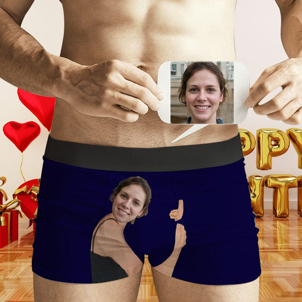 Custom Face Boxer – Couple Gift Custom AU