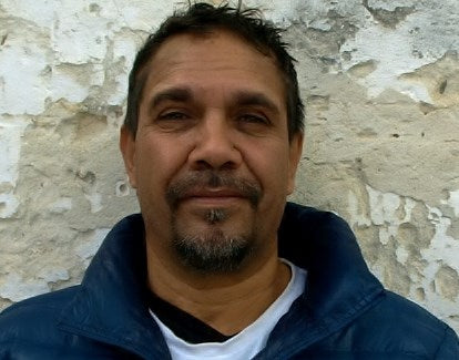 Yondee Shane Hansen, Aboriginal Artist. Mandel Art Gallery Australia