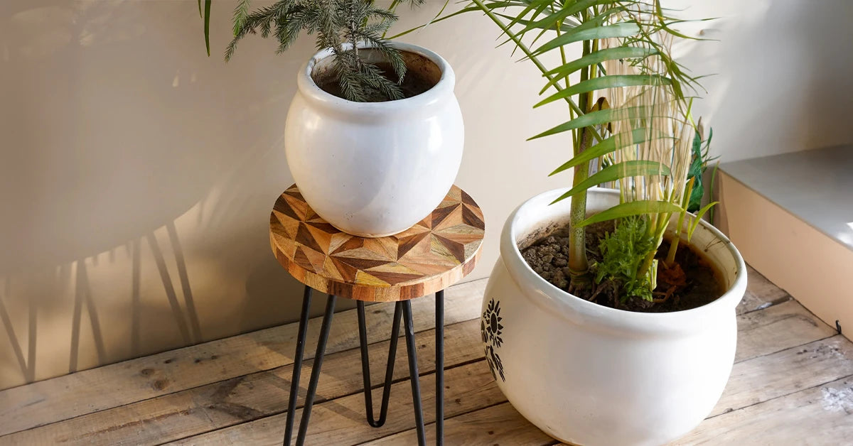 plant stand as side table multipurpose furniture