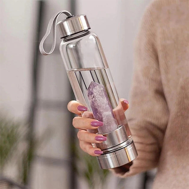 Healing Crystal Water Bottle