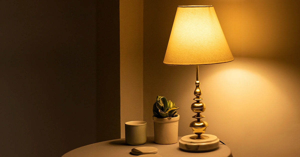 Gold Table Lamp