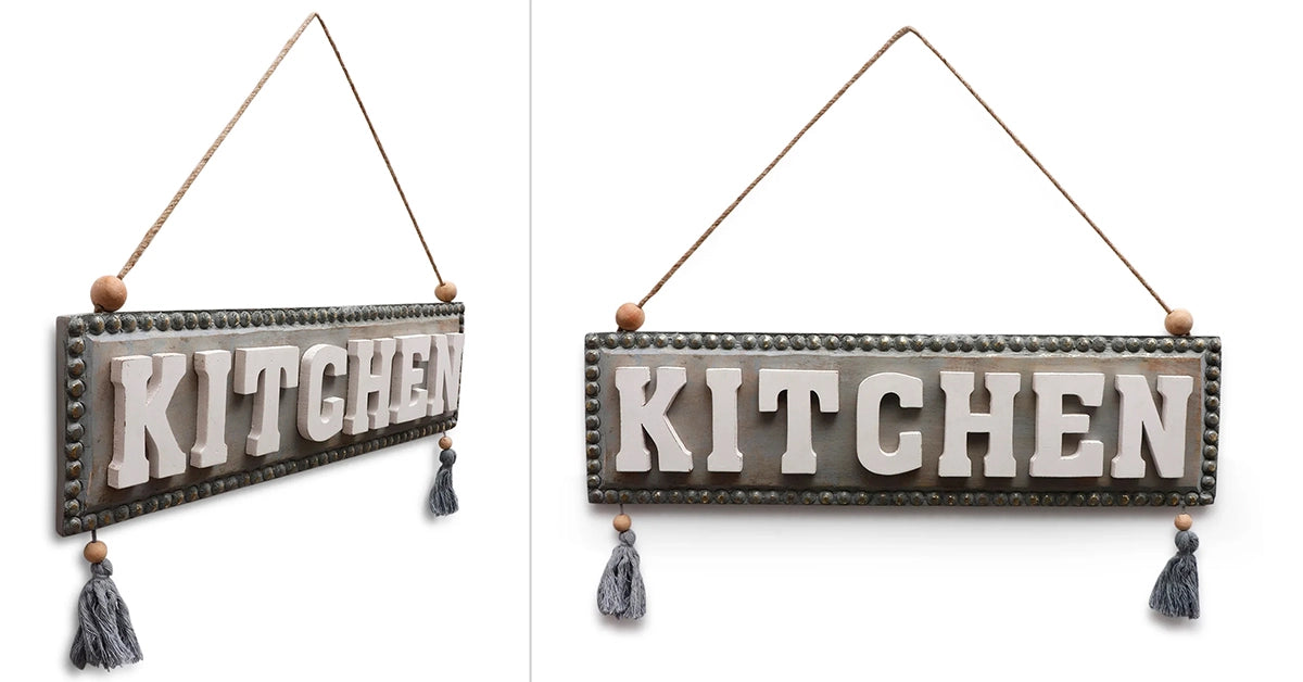 Kitchen Scripted Wooden Wall Hanging