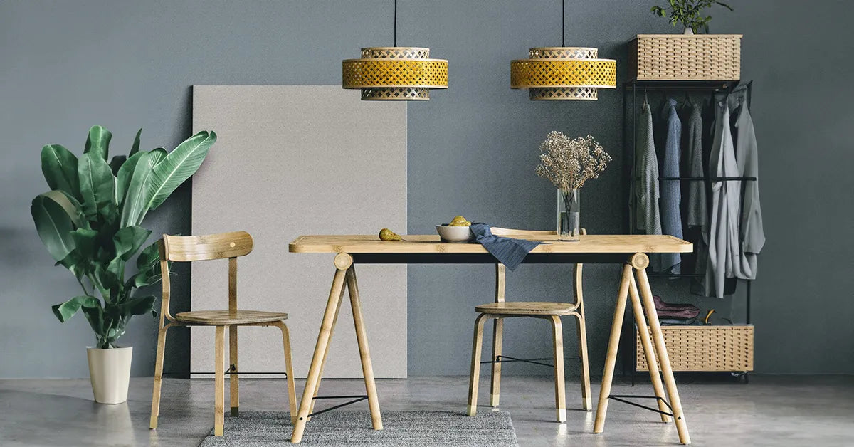 bamboo pendant lights