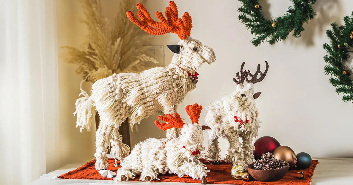 Reindeer Christmas showpiece