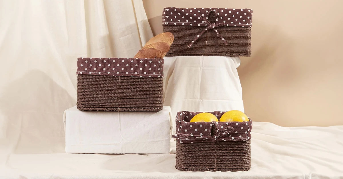 storage baskets