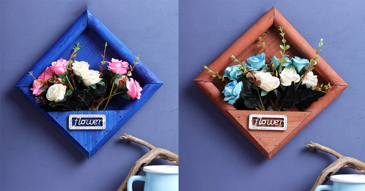 Hang Some Colorful Wooden Wall Frames