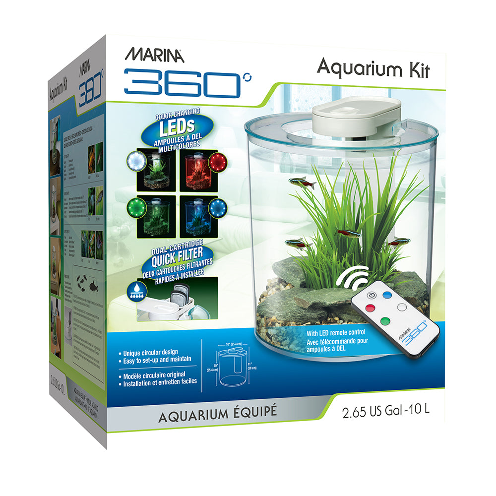 Aquarium équipé Fluval Edge, noir, 46 L (12 gal US)