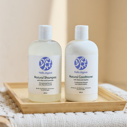Hello Joyous All Natural Silicone Free Shampoo and Conditioner