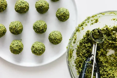 Boules de pâte à falafel