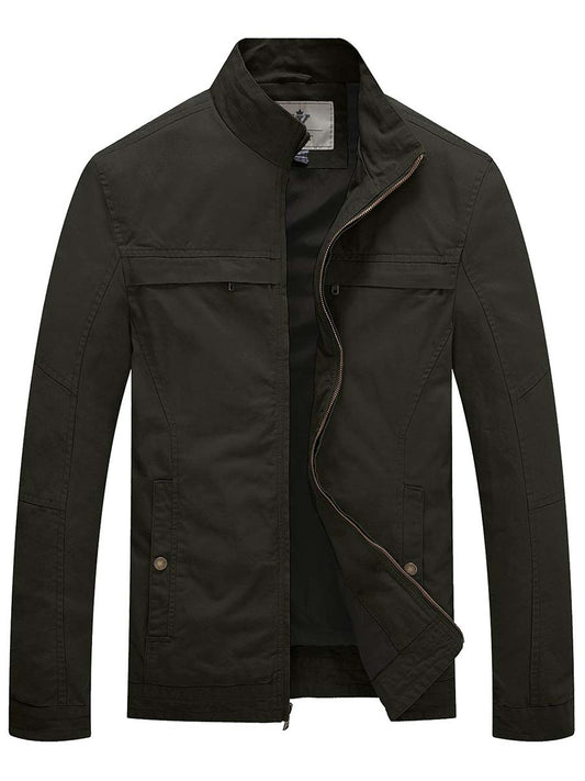 Ralph Lauren Classy Black Leather Jacket - Maher Leathers