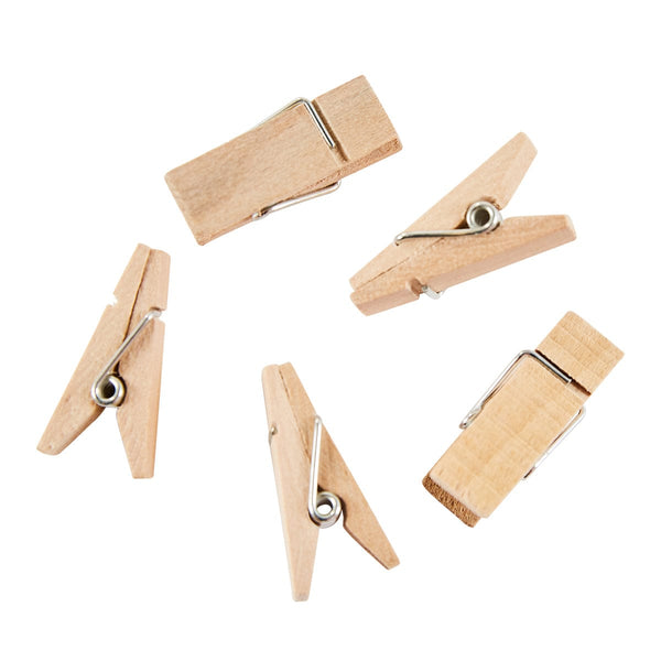 Mini Wooden Clothespins - Spellbinders Paper Arts