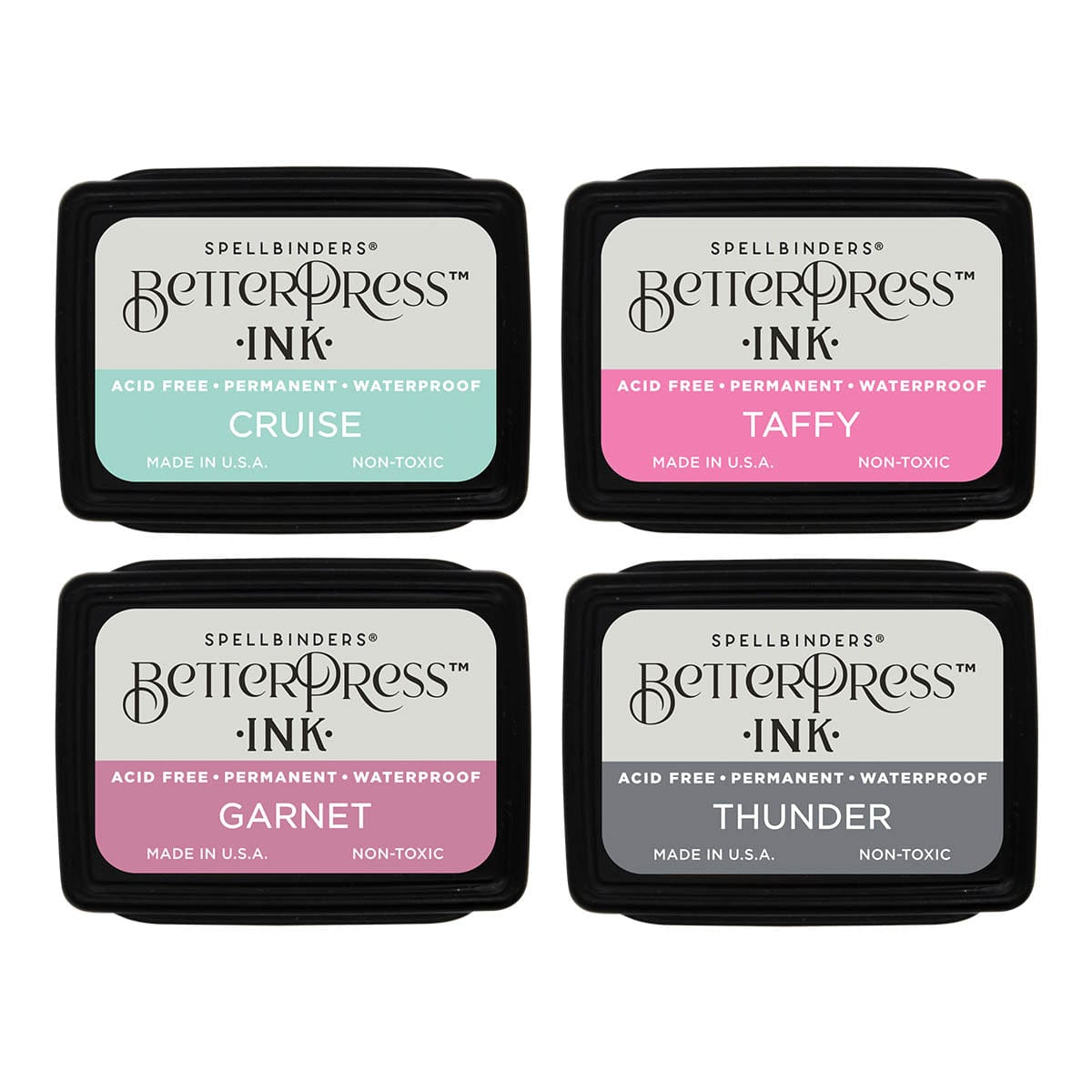 Image of Jet Set BetterPress Ink Mini Set - 4 Pack