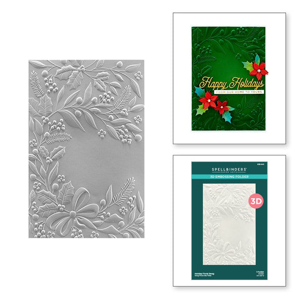 Flower Frenzy 3D Embossing Folder | Spellbinders Paper Arts