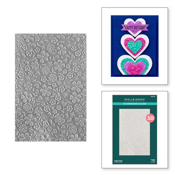 Bira Craft Blooms 3 x 5 Embossing Folder, Perfect For Bira 3