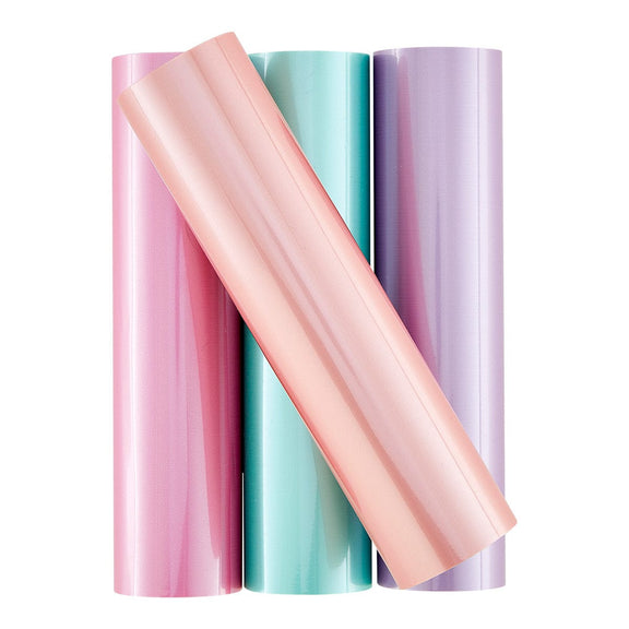 Satin Pastels Glimmer Hot Foil Rolls - 4 pk