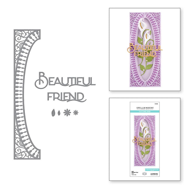 Spellbinders Etched Dies by Becca Feeken Forever in Our Memory Vignette