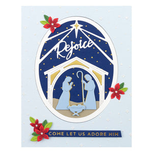 Rejoice Nativity Etched Dies 