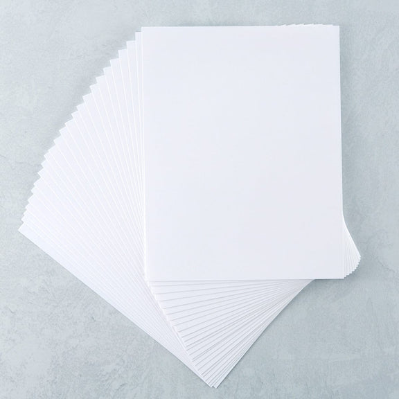 White Cardstock 8.5x11 inch - 25 pk