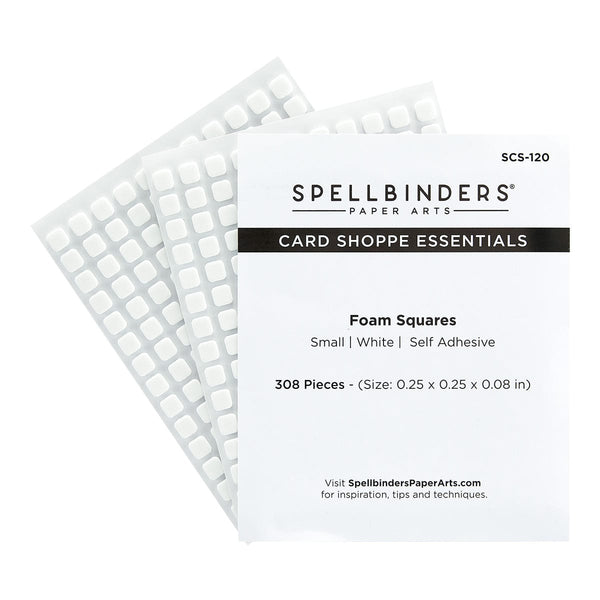 Spellbinders Card Shoppe Essentials Foam Squares Mix, Black, 1mm