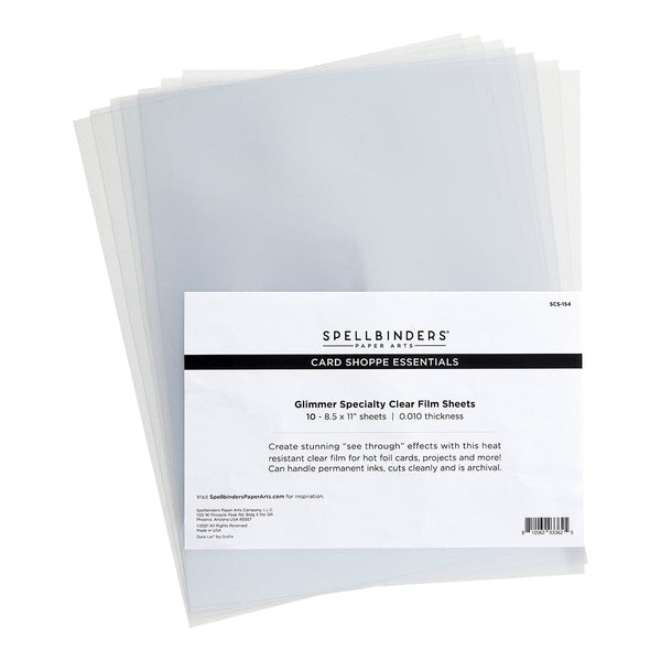Spellbinders Brushed Silver Cardstock 8 1/2 x 11 - 10 Pack