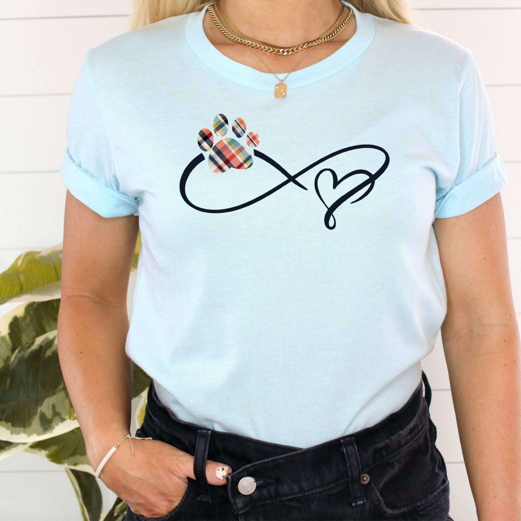 Infinity Paw Print T-Shirt
