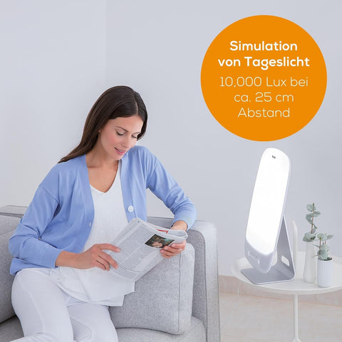 Lichttherapie mit Beurer TL 95 Tageslichtlampe