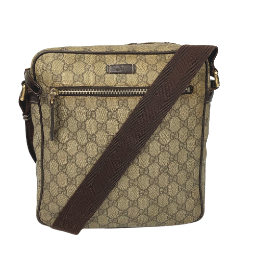 Gucci Monogram Leather Shoulder Crossbody Bag – Preluxed