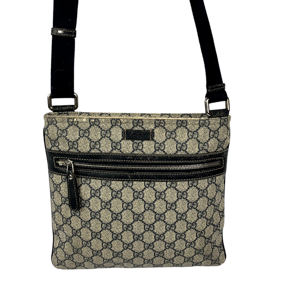 Gucci Monogram Canvas Crossbody Shoulder Bag – Preluxed