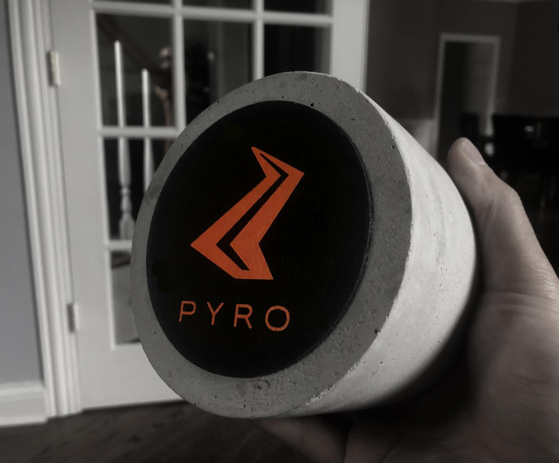 Pyro Fire Bowl with Branded Base Buffer