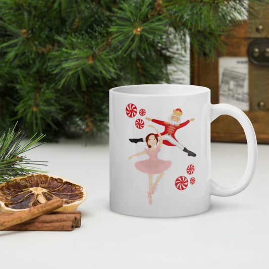 Nutcracker Christmas/Holiday Travel mug with a handle - nutcracker